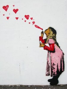 Heart bubbles